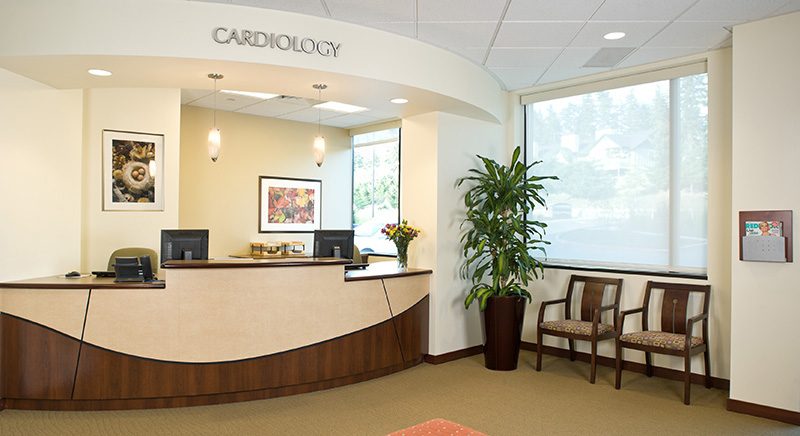 The Doctors Clinic Cardiology Lobby Silverdale Washington
